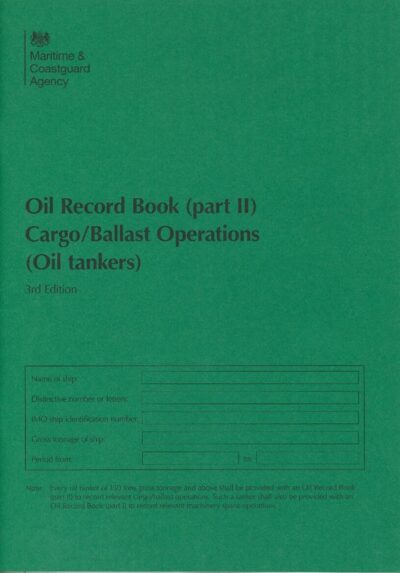 OIL RECORD BOOK PART II