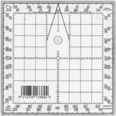 DOUGLAS SQUARE PROTRACTOR - 120 mm