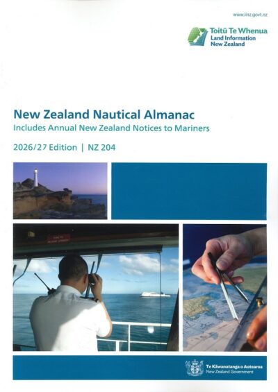 NEW ZEALAND NAUTICAL ALMANAC 2026/2027 EDITION (NZ 204)