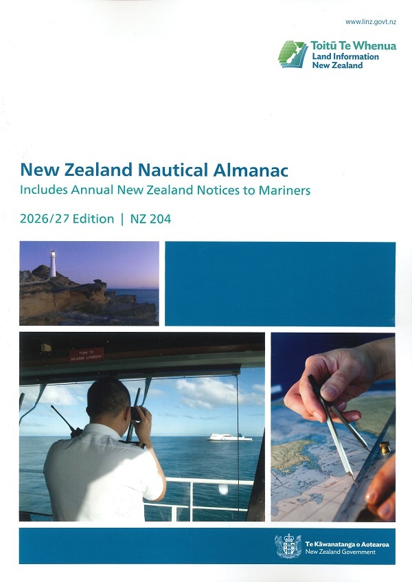 NEW ZEALAND NAUTICAL ALMANAC 2026/2027 EDITION (NZ 204)
