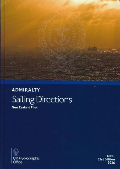 ADMIRALTY SAILING DIRECTIONS - NEW ZEALAND NP51 - 2026