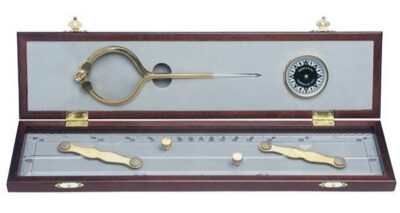 PRESENTATION SET DIVIDERS - PARALLEL RULE AND COMPASS