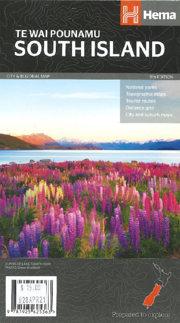 SOUTH ISLAND MAP