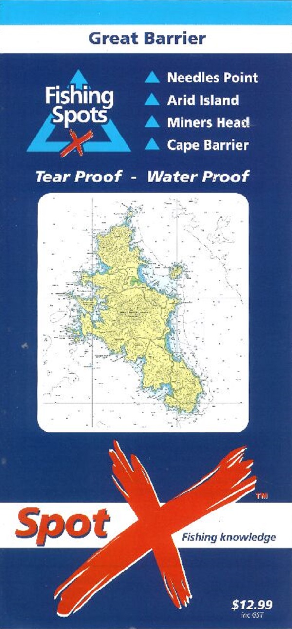 SPOT X FISHING CHART GREAT BARRIER