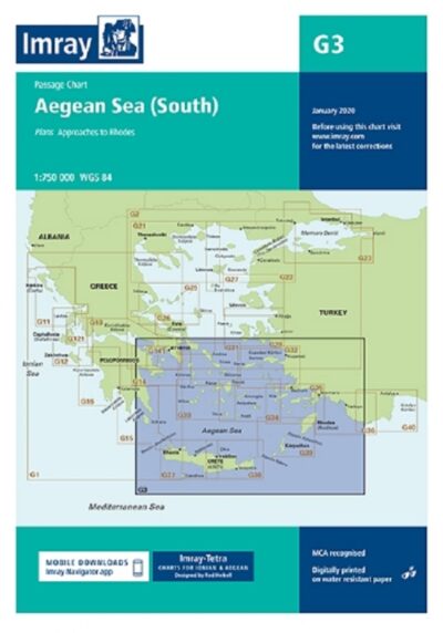 AEGEAN SEA SOUTH CHART - G3