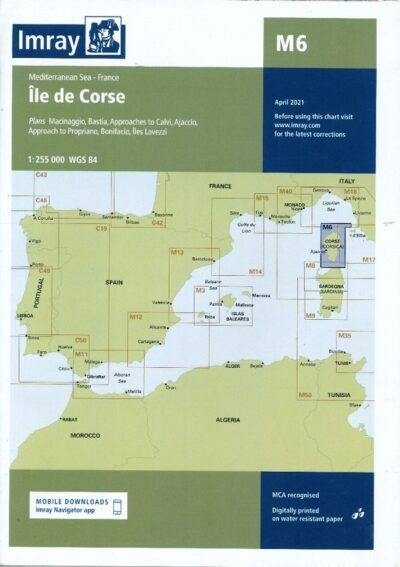 ILE DE CORSE CHART M6
