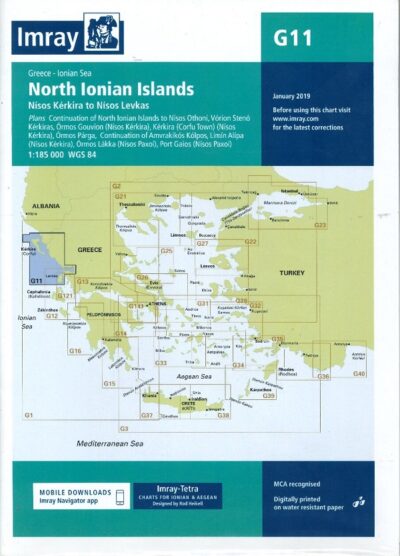 NORTH IONIAN ISLANDS CHART G11