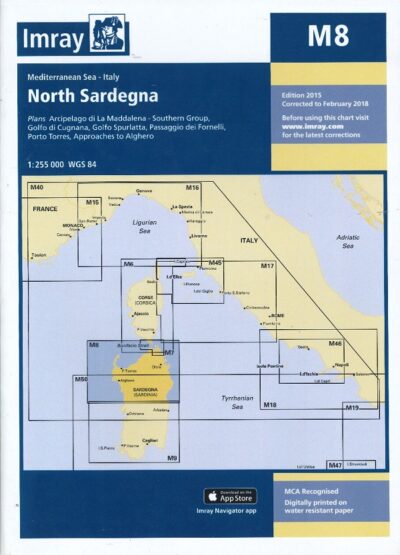 NORTH SARDEGNA CHART M8