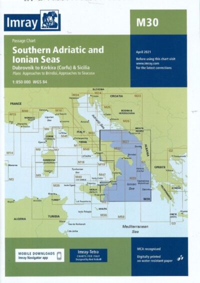 SOUTHERN ADRIATIC AND IONIAN SEAS CHART M30