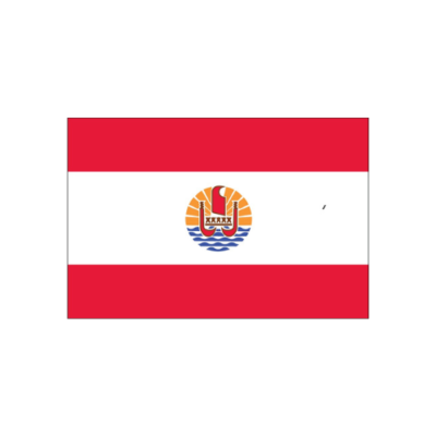 COURTESY FLAG - FRENCH POLYNESIA