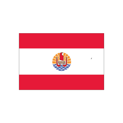 COURTESY FLAG - FRENCH POLYNESIA
