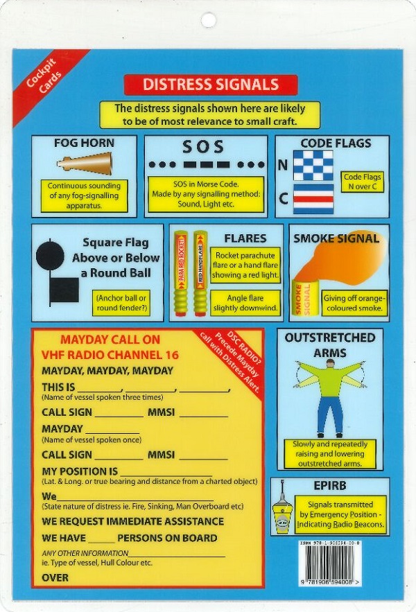 DISTRESS SIGNALS & IALA BUOYAGE - COCKPIT CARD - Image 2